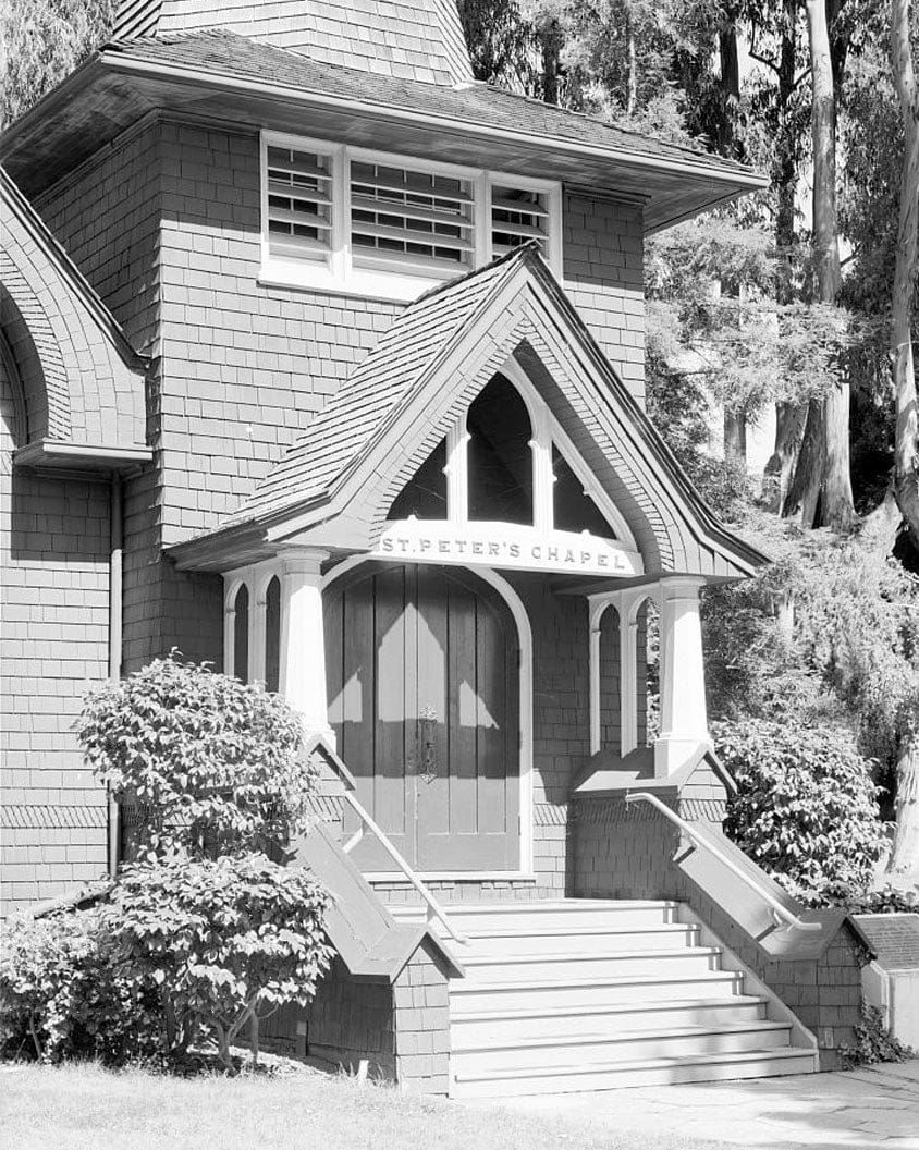 Historic Photo : Mare Island Naval Shipyard, St. Peter's Chapel, Walnut Street & Cedar Parkway, Vallejo, Solano County, CA 4 Photograph
