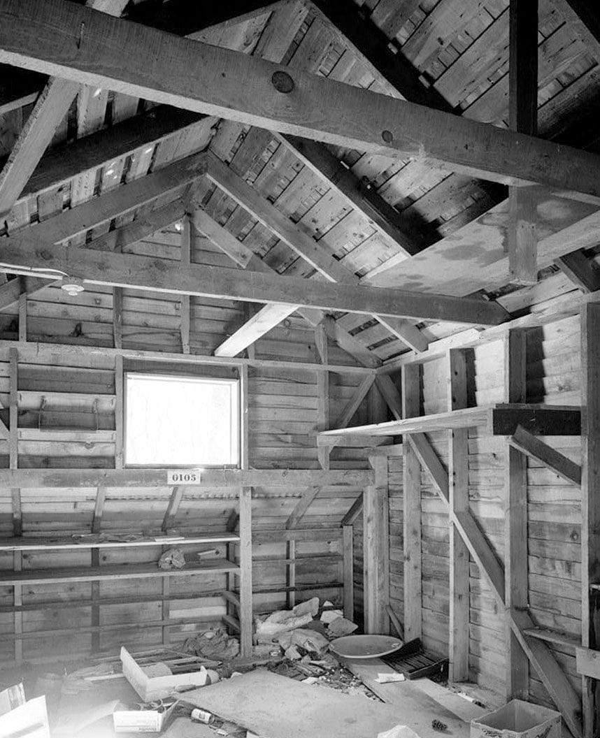 Historic Photo : Big Creek Hydroelectric System, Big Creek Town, Operator House Garage, Orchard Avenue south of Huntington Lake Road, Big Creek, Fresno County, CA 1 Photograph