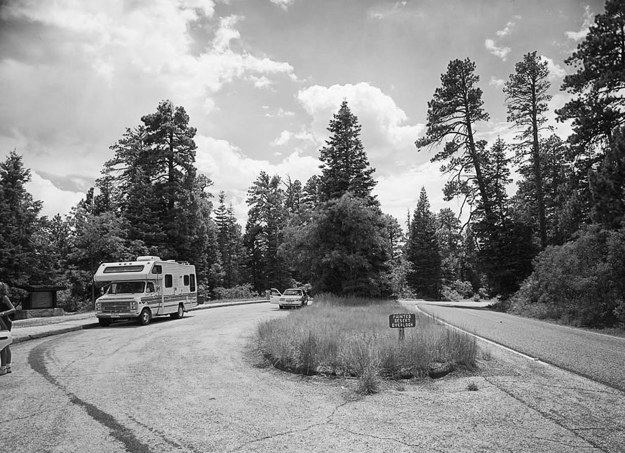 Historic Photo : Cape Royal Road, Between North Entrance Road & Cape Royal, Grand Canyon, Coconino County, AZ 3 Photograph