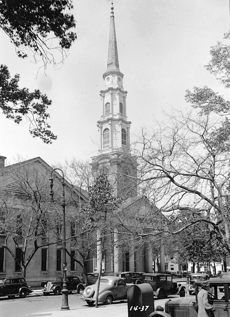 Historic Photo : Independent Presbyterian Church, Bull & Oglethorpe Streets, Savannah, Chatham County, GA 2 Photograph