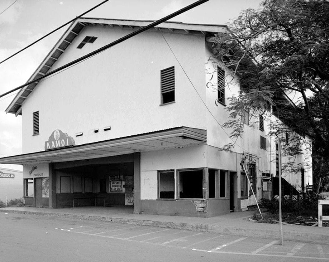 Historic Photo : Kamoi Theater, Ala Malama Avenue & Kamoi Street, Kaunakakai, Maui County, HI 1 Photograph