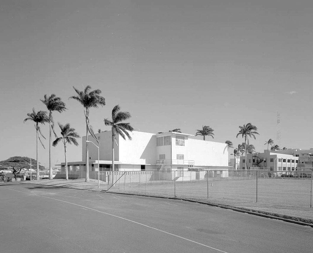 Historic Photo : U.S. Naval Base, Pearl Harbor, Theater, Hornet Avenue between Enterprise & Pokomoke Streets, Pearl City, Honolulu County, HI 5 Photograph