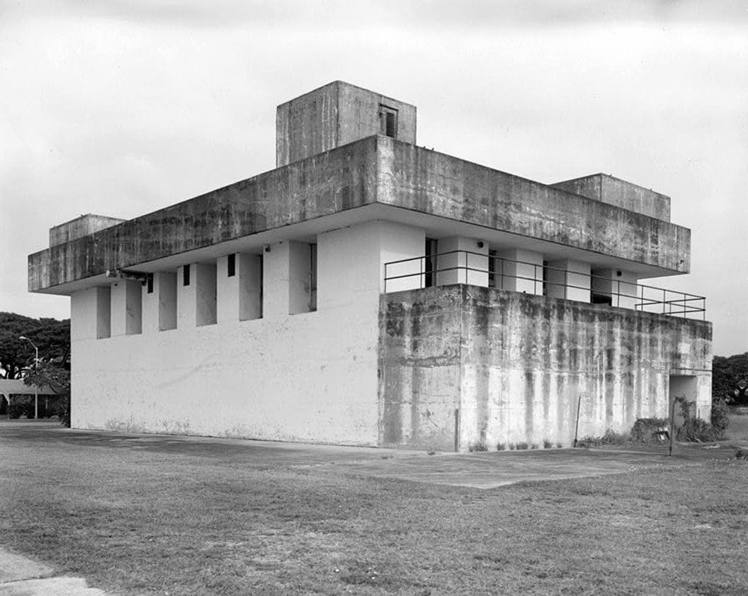 Historic Photo : U.S. Naval Base, Pearl Harbor, Fallout Shelter, West end of Hancock Avenue, Pearl City, Honolulu County, HI 1 Photograph