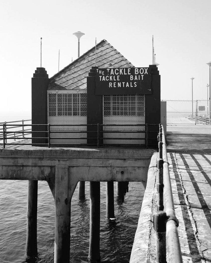 Historic Photo : Huntington Beach Municipal Pier, Pacific Coast Highway at Main Street, Huntington Beach, Orange County, CA 14 Photograph