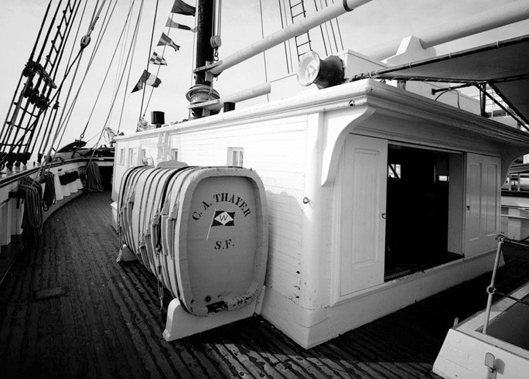 Historic Photo : Schooner C.A. THAYER, Hyde Street Pier, San Francisco, San Francisco County, CA 3 Photograph