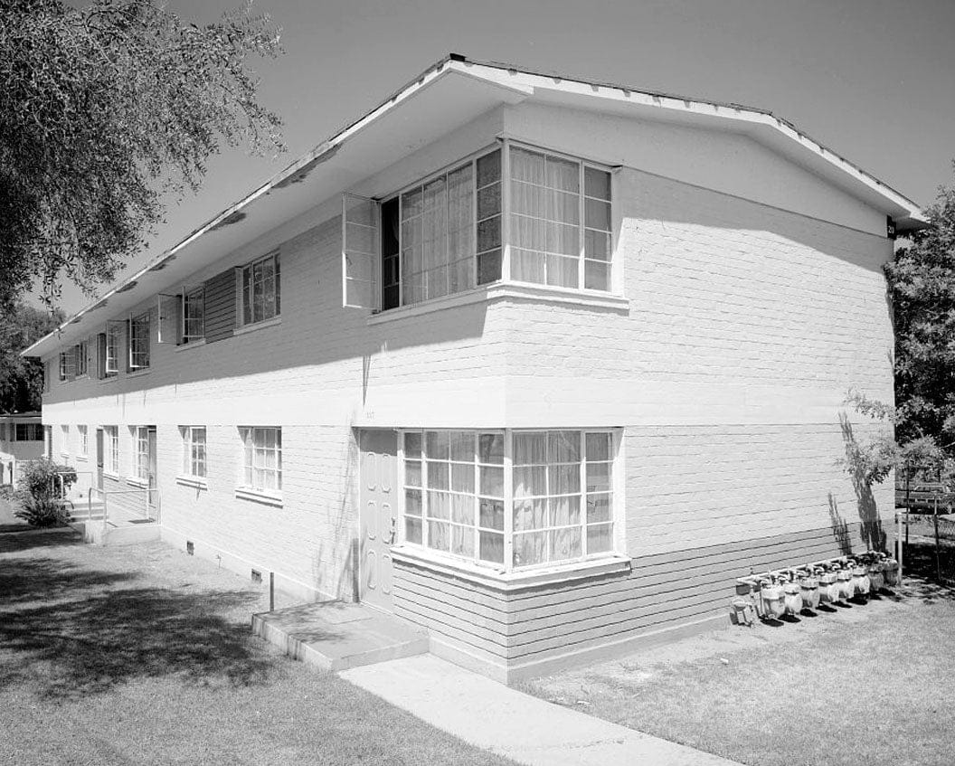 Historic Photo : Harbor Hills Housing Project, Two Story Walk-Up Type, 26607 Western Avenue, Lomita, Los Angeles County, CA 1 Photograph