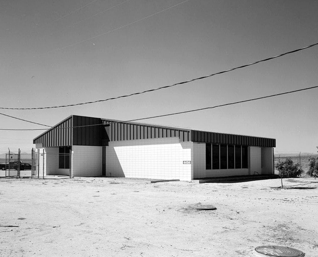 Historic Photo : Edwards Air Force Base, North Base, Cafeteria, Northeast of A Street, Boron, Kern County, CA 1 Photograph