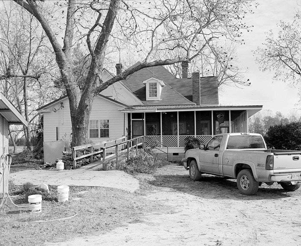 Historic Photo : George Webb Farm, House, State Highway 3/U.S. Highway 19, Sumter, Sumter County, GA 2 Photograph