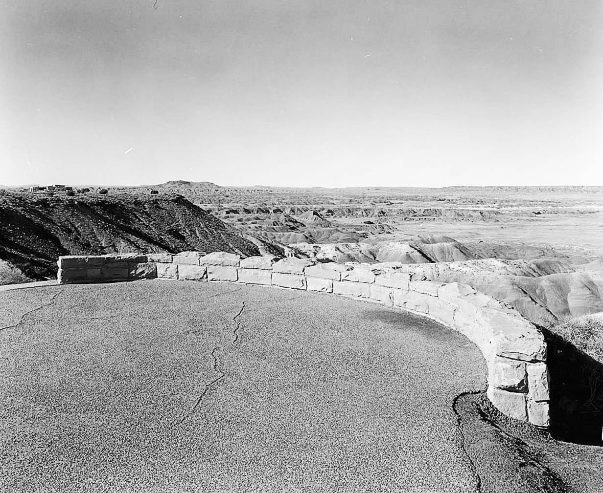 Historic Photo : Petrified Forest National Park Roads & Bridges, Holbrook, Navajo County, AZ 4 Photograph
