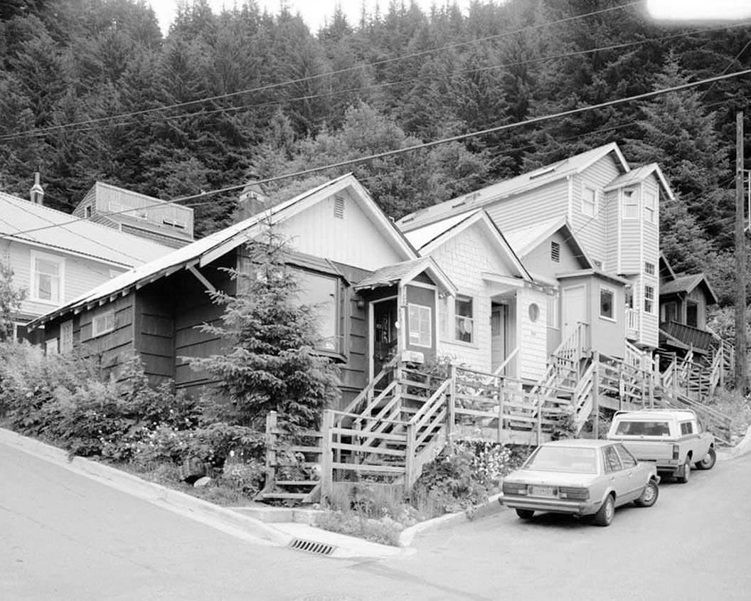 Historic Photo : Kennedy Street (Houses), 400-500 Blocks, Juneau, Juneau Borough, AK 1 Photograph