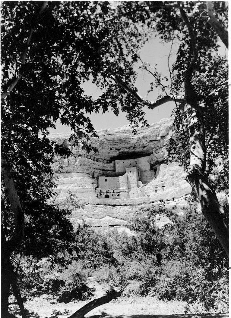 Historic Photo : Montezuma Castle, Off I-17, Camp Verde, Yavapai County, AZ 1 Photograph