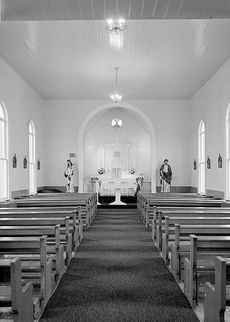 Historic Photo : St. Anthony's Roman Catholic Church, North Street, Pescadero, San Mateo County, CA 1 Photograph