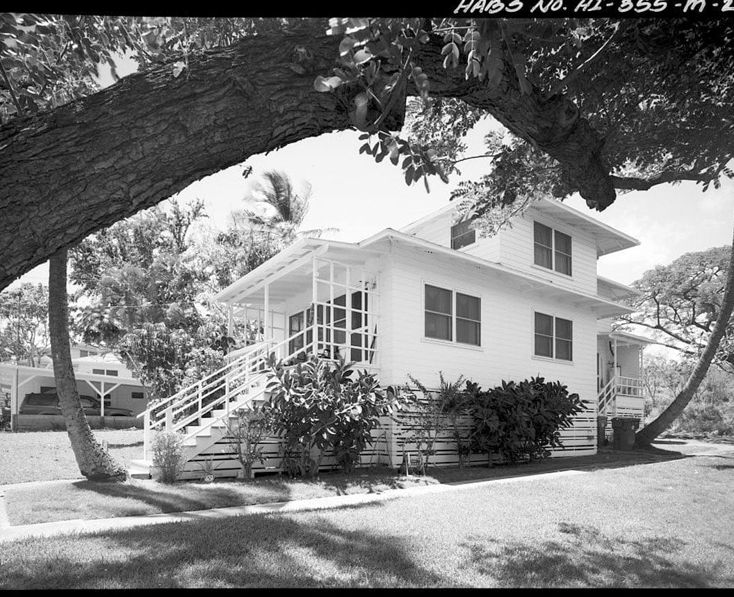 U.S. Naval Base, Pearl Harbor, Naval Housing Area Makalapa, Angle Two-Bedroom Duplex Type N, Kamakani Place & Makalapa Drive, Pearl City, Honolulu County, HI 1