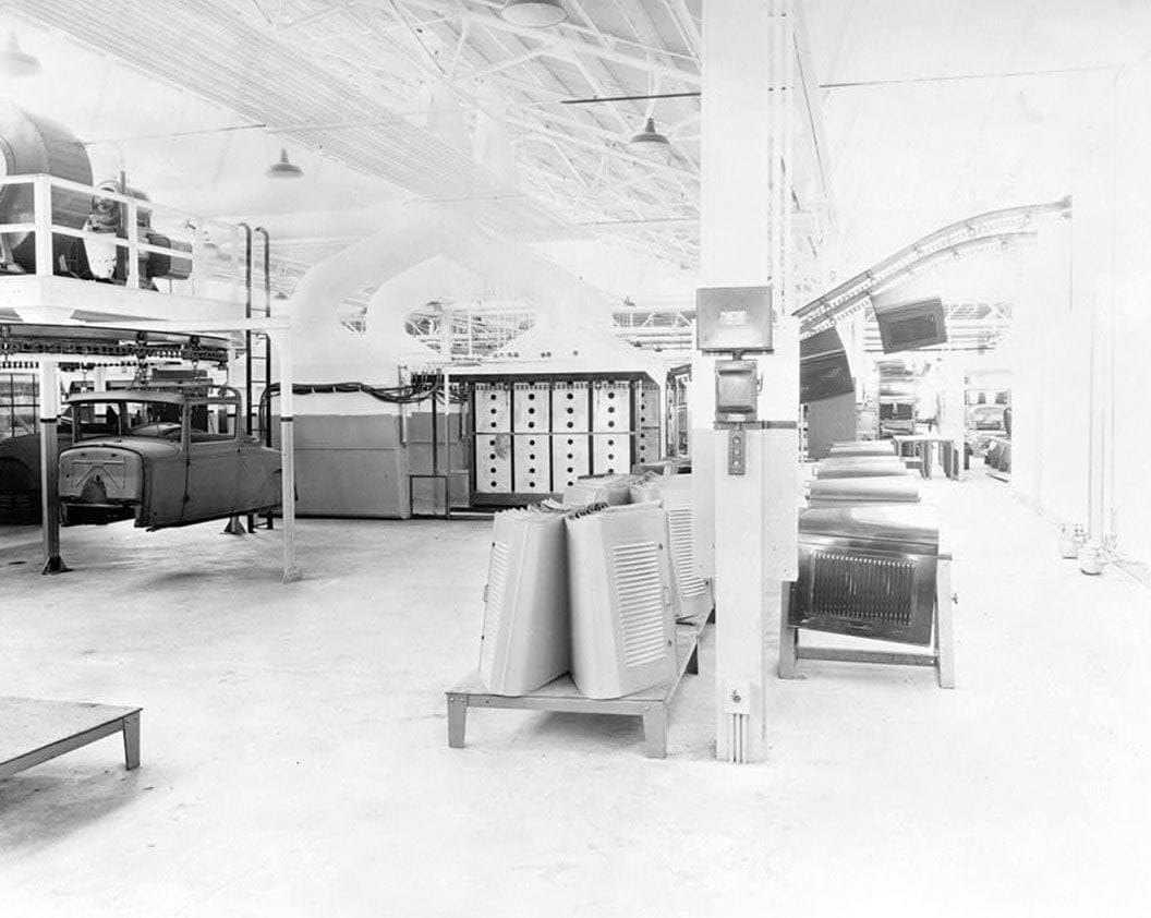 Historic Photo : Ford Motor Company Long Beach Assembly Plant, Assembly Building, 700 Henry Ford Avenue, Long Beach, Los Angeles County, CA 3 Photograph