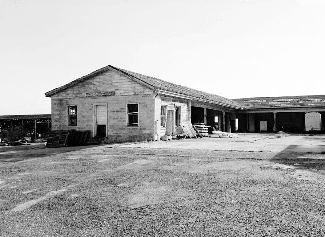 Historic Photo : Fort McDowell, Motor Pool, Angel Island State Park, Angel Island, Marin County, CA 1 Photograph
