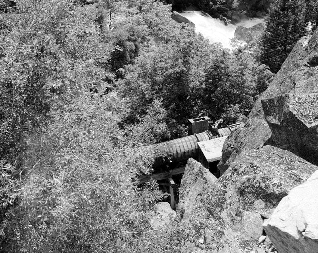 Historic Photo : Yosemite Hydroelectric Power Plant, Highways 120 & 140, Yosemite Village, Mariposa County, CA 4 Photograph
