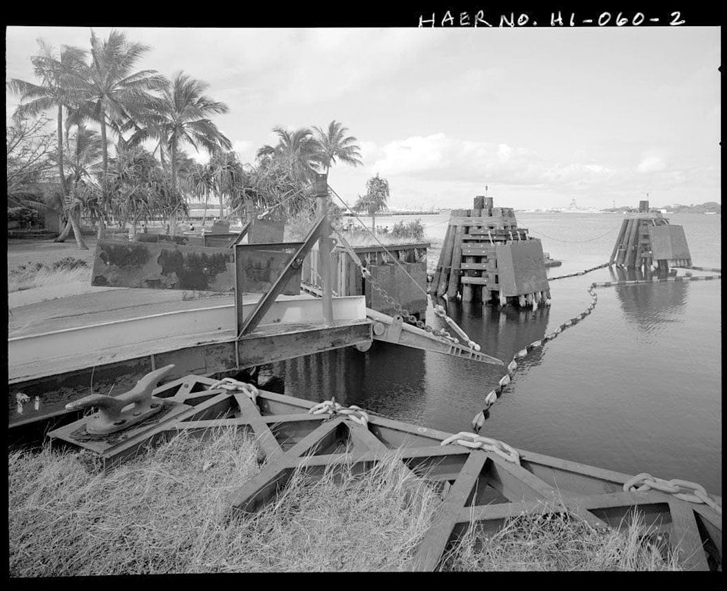 Historic Photo : U.S. Naval Base, Pearl Harbor, Ferry Landing Type, Halawa Landing on Ford Island, Pearl City, Honolulu County, HI 4 Photograph