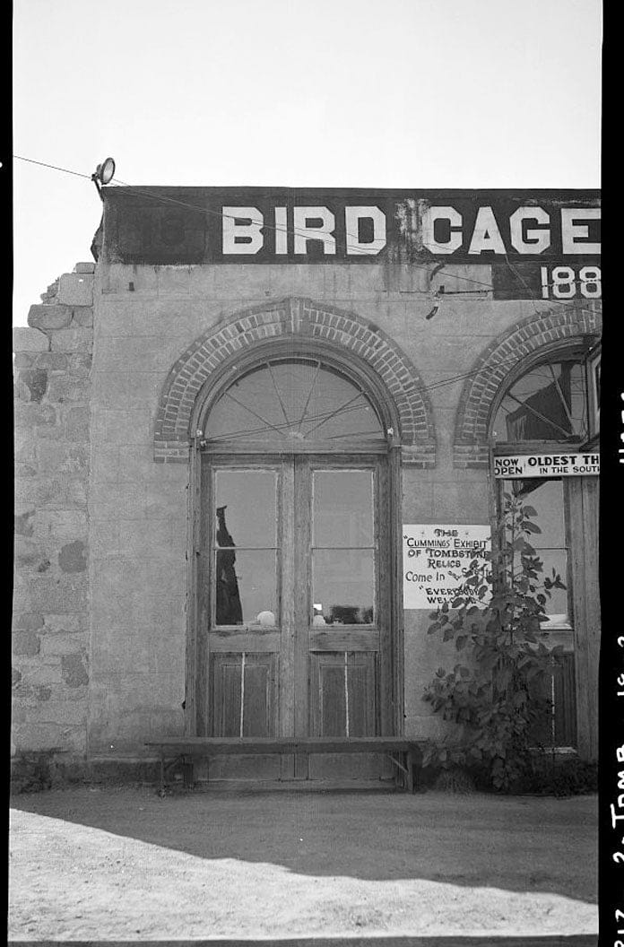 Historic Photo : Bird Cage Theatre, Allen Street, near Sixth Street, Tombstone, Cochise County, AZ 2 Photograph