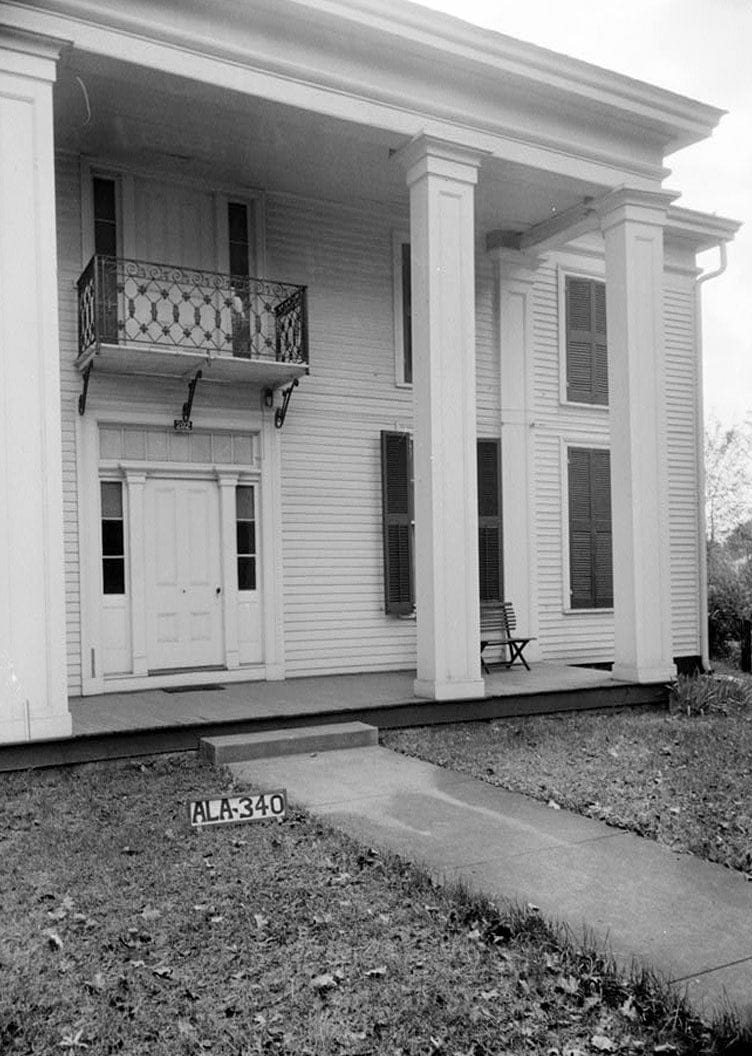 Historic Photo : Pettus House, North Beaty & Hobbs Streets, Athens, Limestone County, AL 2 Photograph