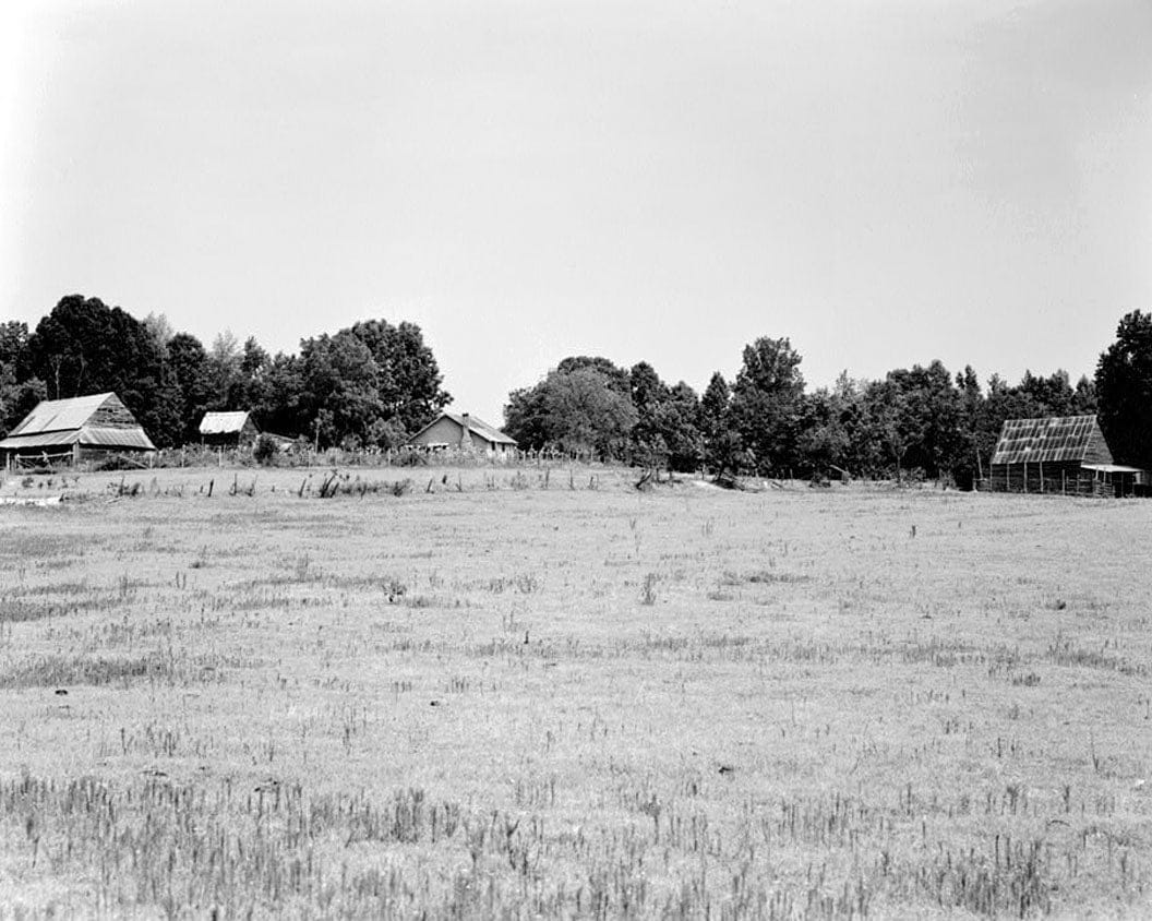 Historic Photo : Reuben J. Anderson Farm, County Road 239 Vicinity, Ruckersville, Elbert County, GA 3 Photograph
