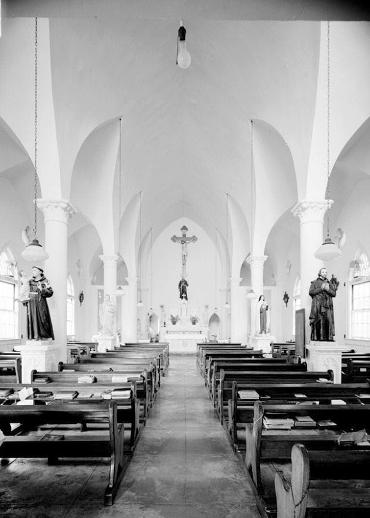 Historic Photo : St. Francis Catholic Church, Moloka'i Island, Kalaupapa, Kalawao County, HI 4 Photograph