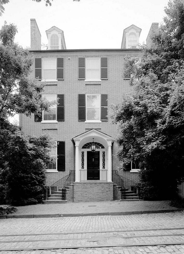 Historic Photo : Bodisco House, 3322 O Street, Northwest, Washington, District of Columbia, DC 5 Photograph