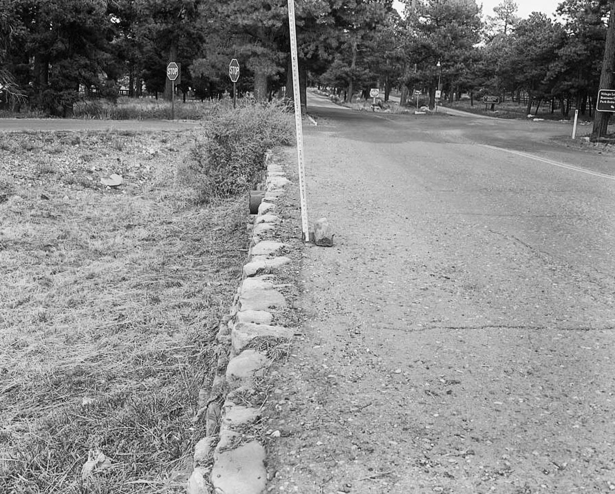 Historic Photo : Grand Canyon National Park Roads, Village Loop Retaining No. 1, North side of Village Loop Drive, Grand Canyon Village, Coconino County, AZ 2 Photograph