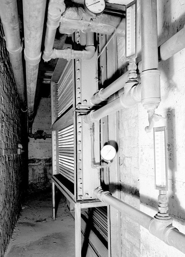 Hot Springs National Park, Bathhouse Row, Buckstaff Bathhouse: Mechanical & Piping Systems, State Highway 7, 1 Mile North of U.S. Highway 70, Hot Springs, Garland County, AR 2