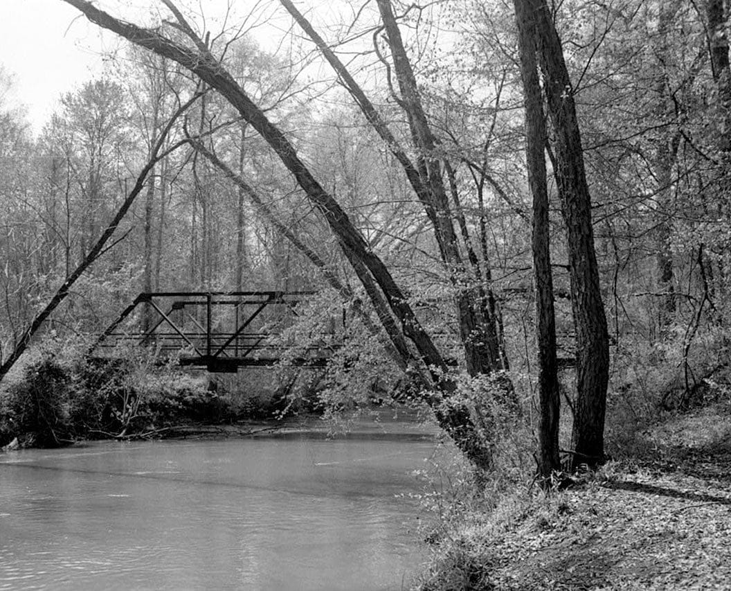 Historic Photo : Walton County Road 162 Bridge, Spanning Alcovy River at County Road 162, Social Circle, Walton County, GA 1 Photograph