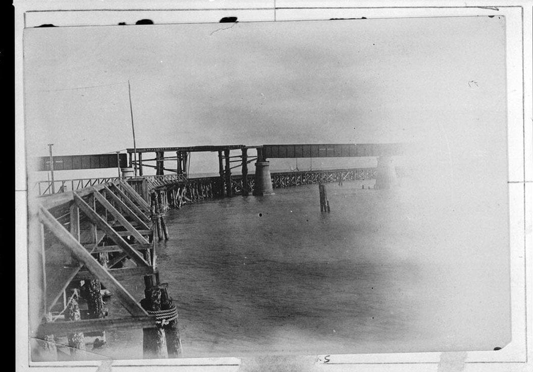 Historic Photo : Seven Mile Bridge, Linking Florida Keys, Marathon, Monroe County, FL 1 Photograph