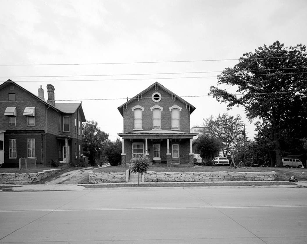 Historic Photo : Frederick Cromer House, 1053 Ninth Street, Des Moines, Polk County, IA 5 Photograph
