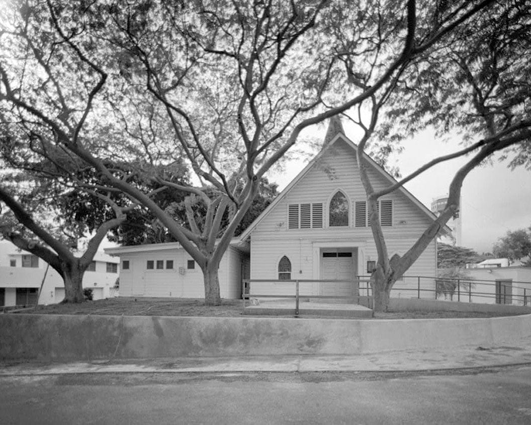 Historic Photo : U.S. Naval Base, Pearl Harbor, Chapel, Corner of Oakley & Nimitz Street, Pearl City, Honolulu County, HI 1 Photograph