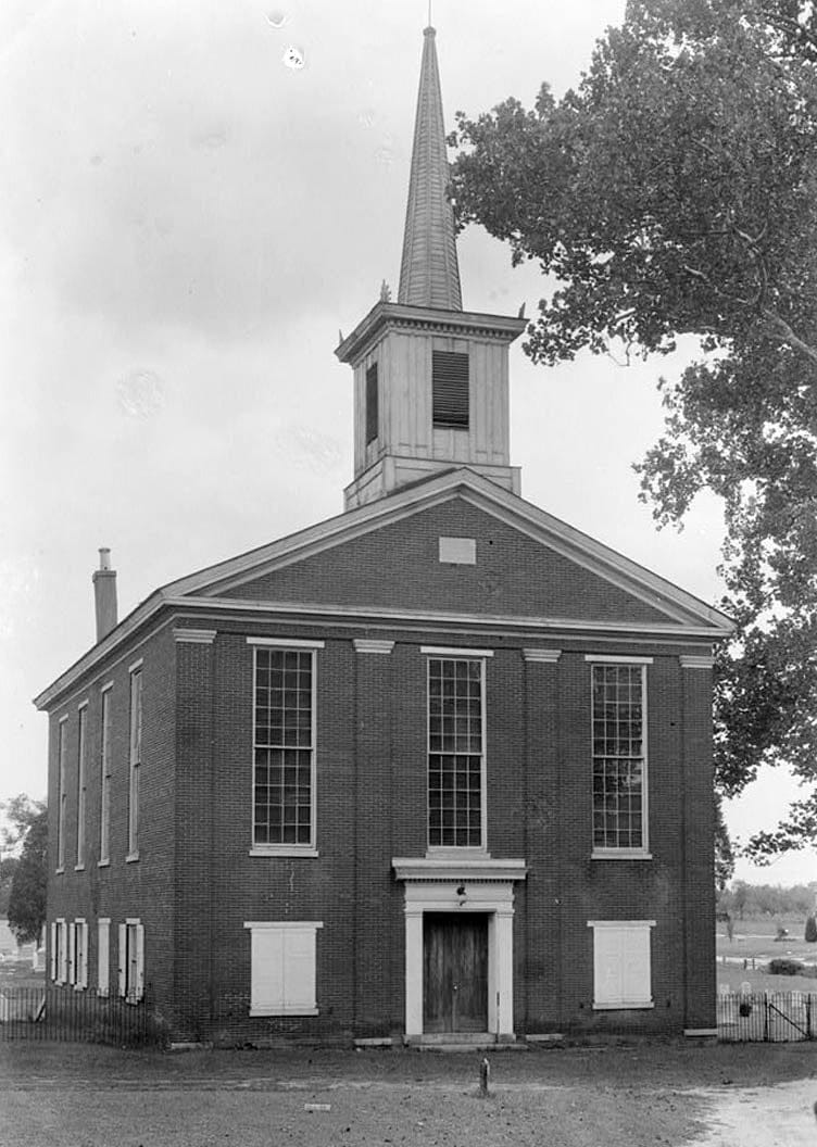 Historic Photo : Pencader Presbyterian Church, Route 896, Glasgow, New Castle County, DE 1 Photograph
