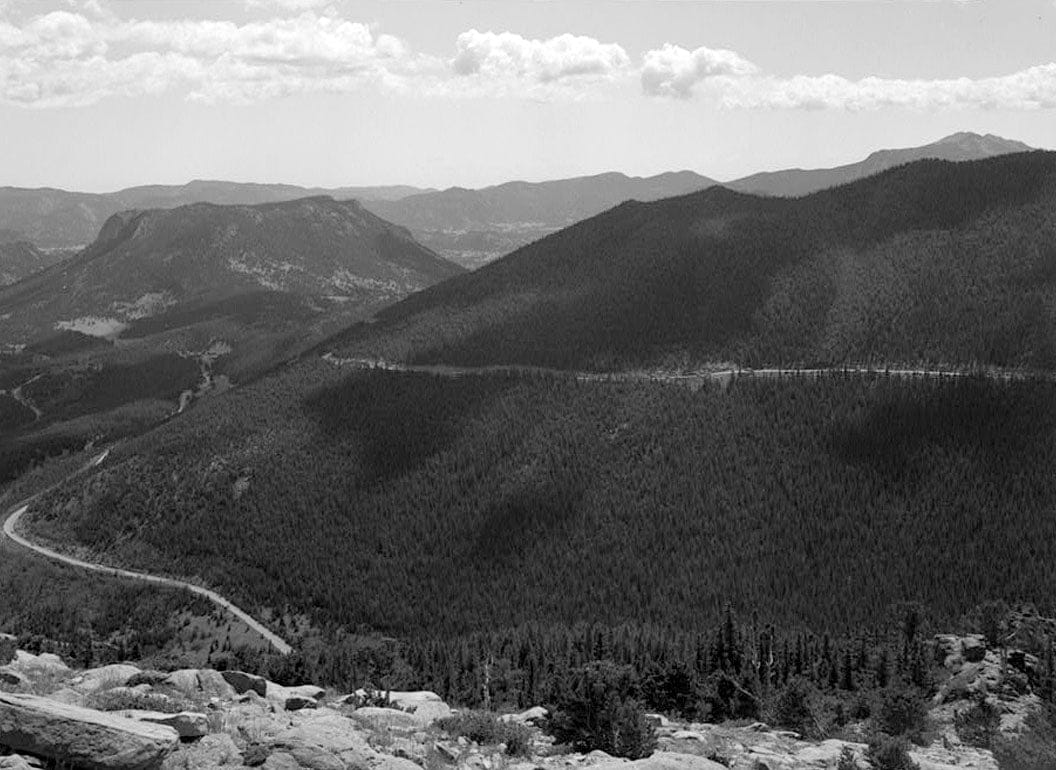 Historic Photo : Trail Ridge Road, Between Estes Park & Grand Lake, Estes Park, Larimer County, CO 2 Photograph