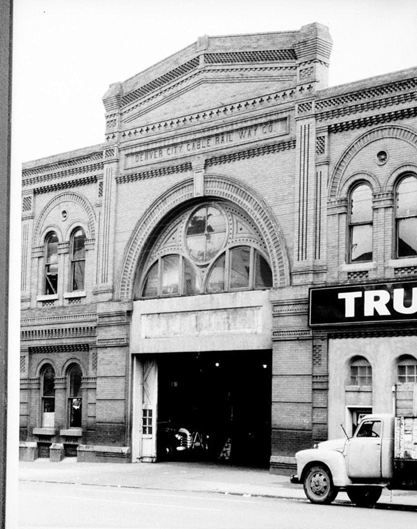 Historic Photo : Denver City Cable Railway Company, Lawrence & Eighteenth Streets, Denver, Denver County, CO 1 Photograph