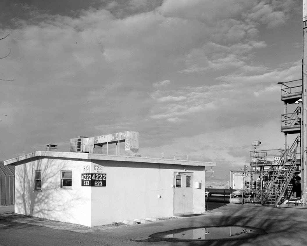 Historic Photo : Jet Propulsion Laboratory Edwards Facility, Test Stand D, Workshop, Edwards Air Force Base, Boron, Kern County, CA 1 Photograph