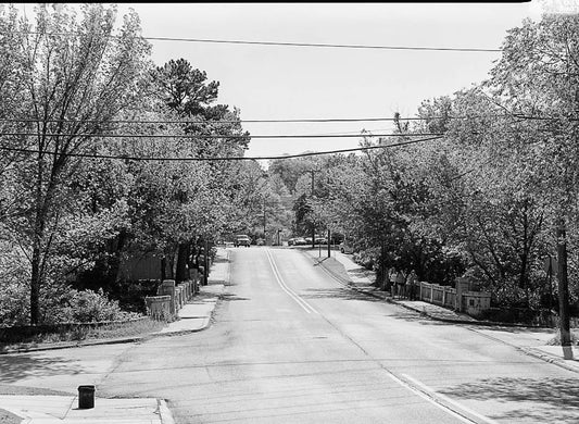 Historic Photo : Maple Street Bridge, Spanning former St. Louis & San Francisco Railroad at Maple Street, Fayetteville, Washington County, AR 3 Photograph
