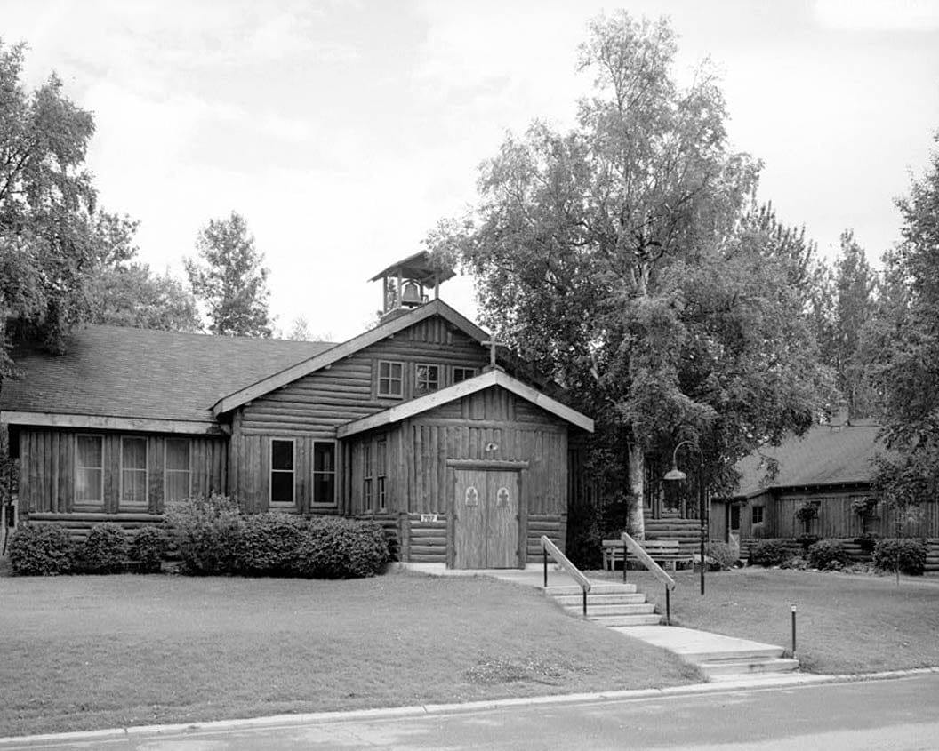 Historic Photo : United Protestant Church (Presbyterian), South Denail Street & East Elmwood Avenue, Palmer, Matanuska-Susitna Borough, AK 1 Photograph