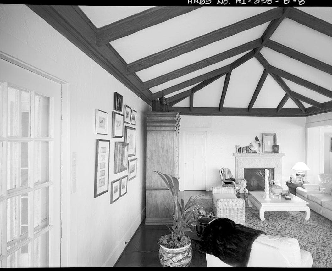 Historic Photo : U.S. Naval Base, Pearl Harbor, Naval Housing Area Pearl City Peninsula, Uyehara House & Garage, 1038 Ashley Avenue, Pearl City, Honolulu County, HI 3 Photograph