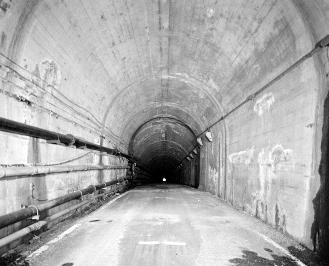 Historic Photo : Forts Baker-Barry Tunnel, Under Lime Point Ridge on Bunker Road, Sausalito, Marin County, CA 3 Photograph