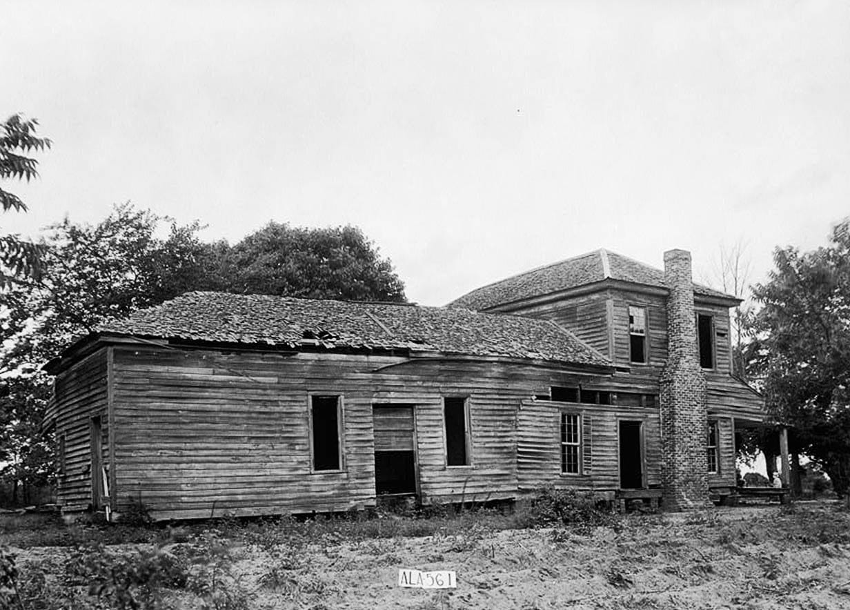Historic Photo : Howe-Roughton House, County Road 14, High Ridge, Bullock County, AL 1 Photograph