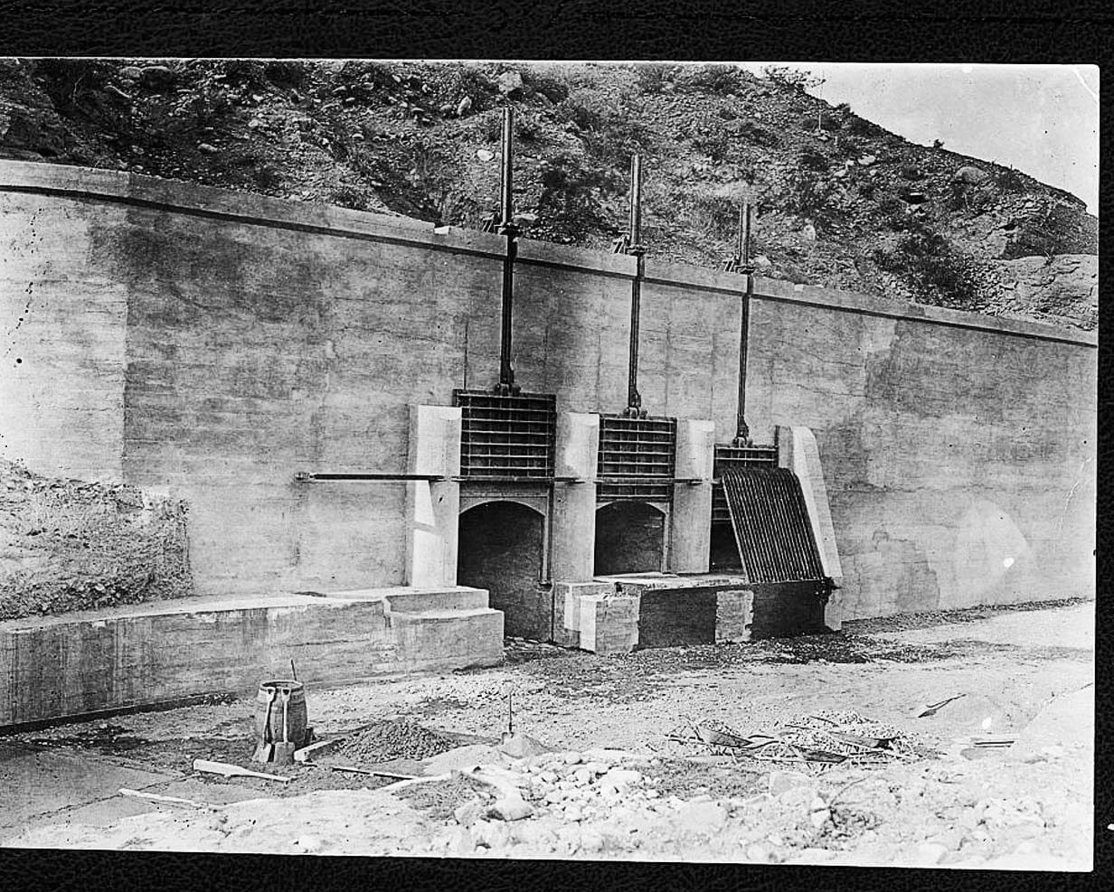 Historic Photo : Roosevelt Power Canal & Diversion Dam, Parallels Salt River, Roosevelt, Gila County, AZ 5 Photograph