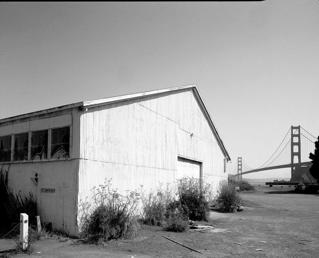 Historic Photo : Fort Baker, Building No. 689, Breitung Road, in main cantonment, at eastern terminus, Sausalito, Marin County, CA 2 Photograph