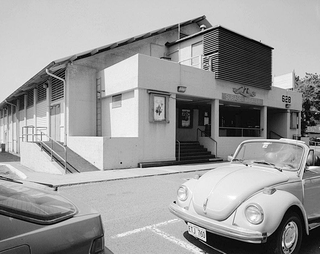 Historic Photo : U.S. Naval Base, Pearl Harbor, Theater, Moore Street at Nimitz Street, Pearl City, Honolulu County, HI 1 Photograph