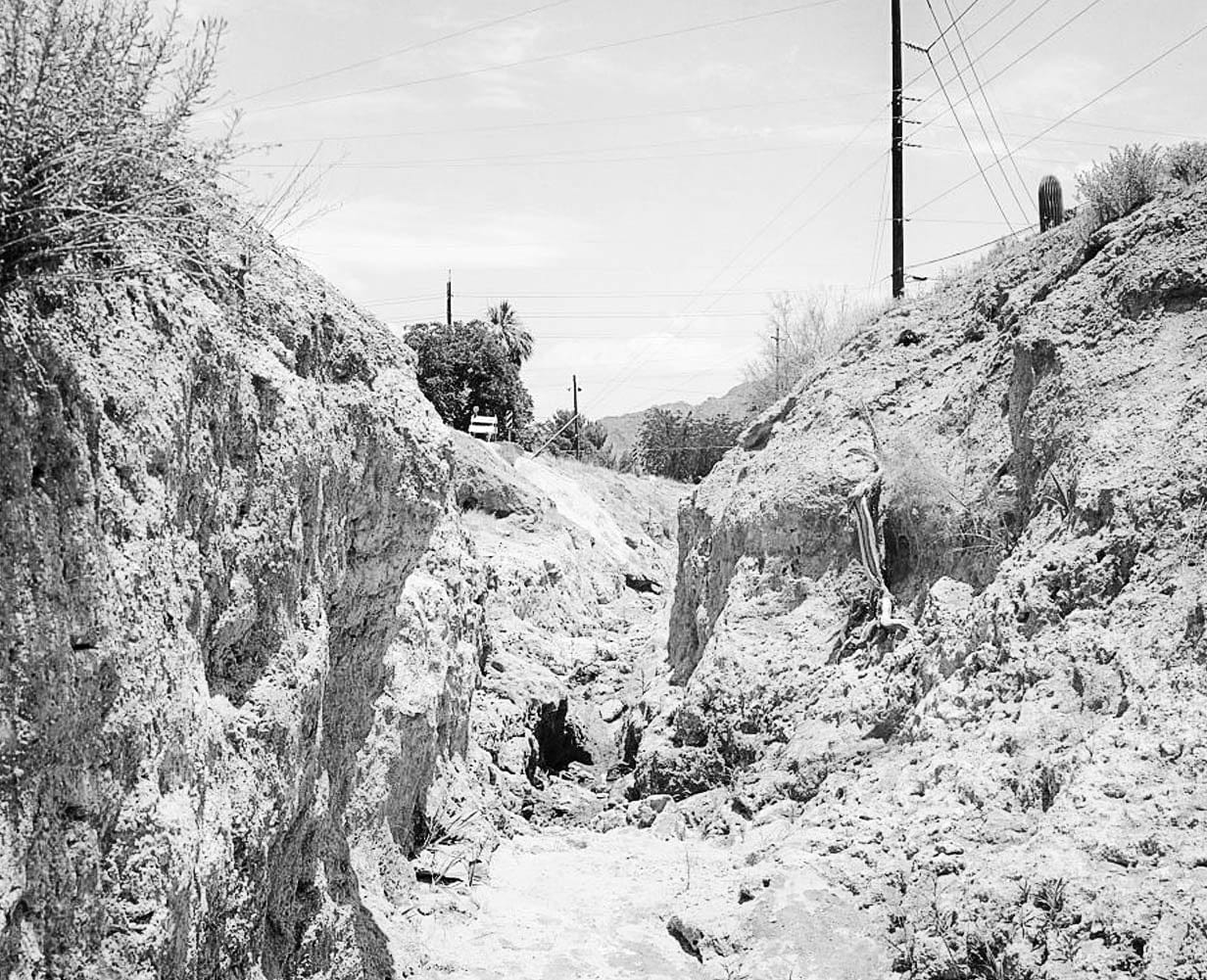 Historic Photo : Old Crosscut Canal, North Side of Salt River, Phoenix, Maricopa County, AZ 6 Photograph