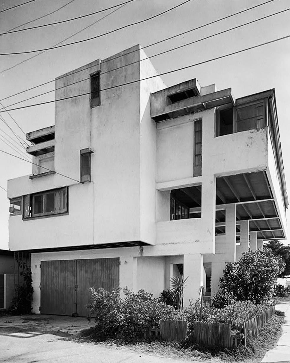 Historic Photo : Lovell Beach House, 1242 West Ocean Front, Newport Beach, Orange County, CA 2 Photograph