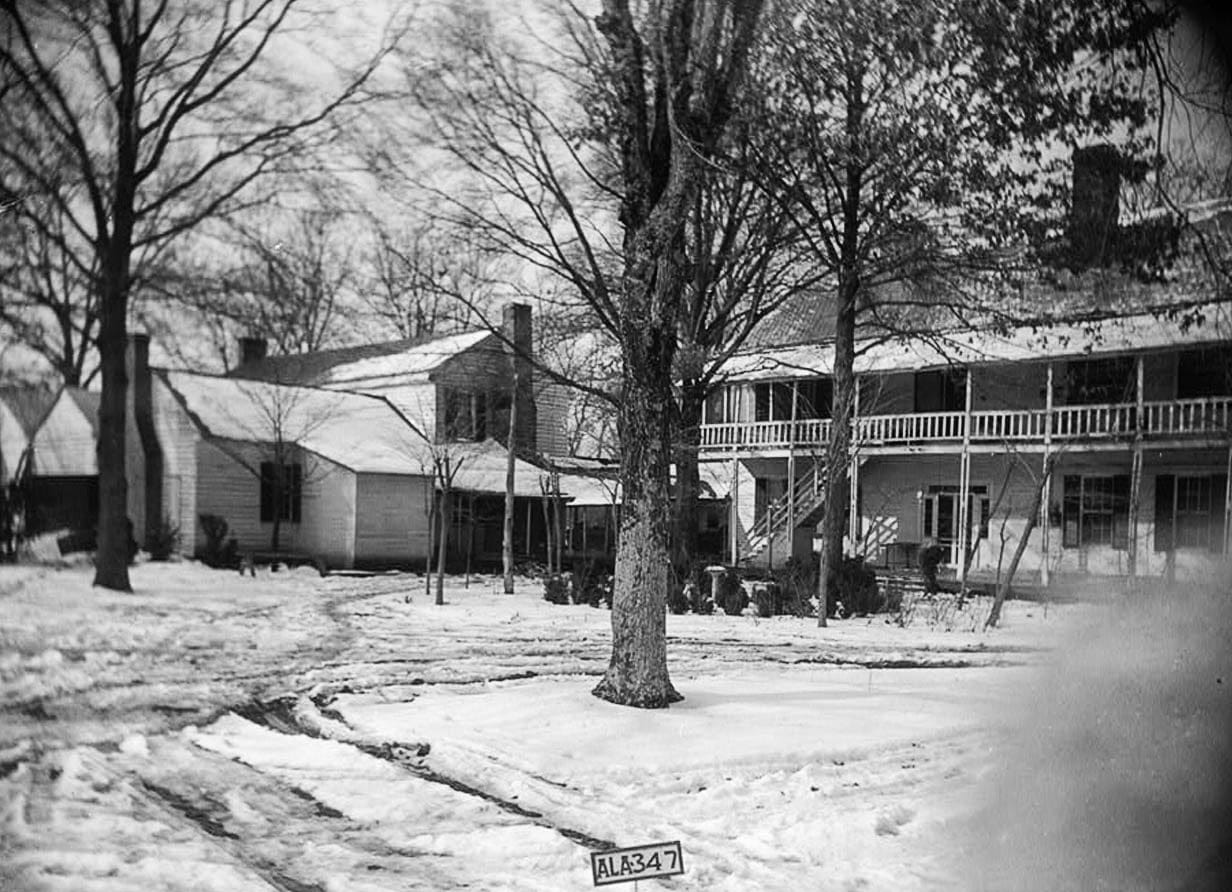 Historic Photo : General Joseph Wheeler House (Later House), State Highway 20, Wheeler, Lawrence County, AL 4 Photograph