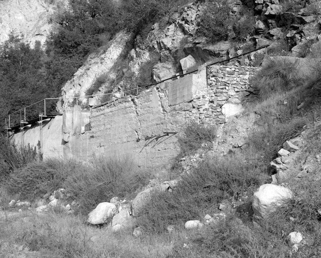 Historic Photo : Santa Ana River Hydroelectric System, Sandbox, SAR-3 Flowline, Redlands, San Bernardino County, CA 1 Photograph