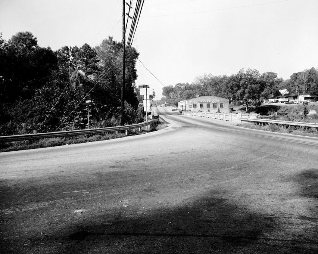 Historic Photo : Curry Creek Bridge, Spanning Curry Creek at State Route 15, Jefferson, Jackson County, GA 1 Photograph