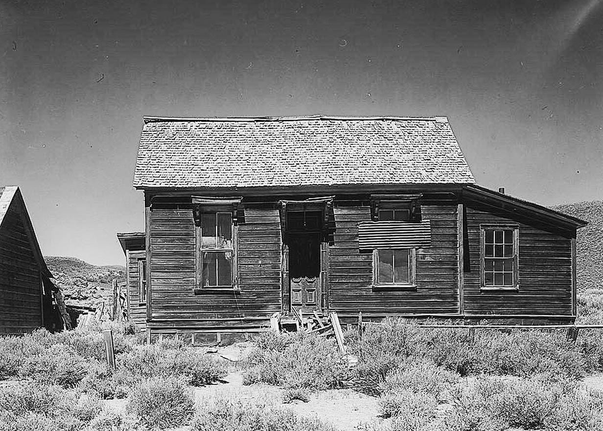Historic Photo : Parr House, Main Street, Bodie, Mono County, CA 1 Photograph